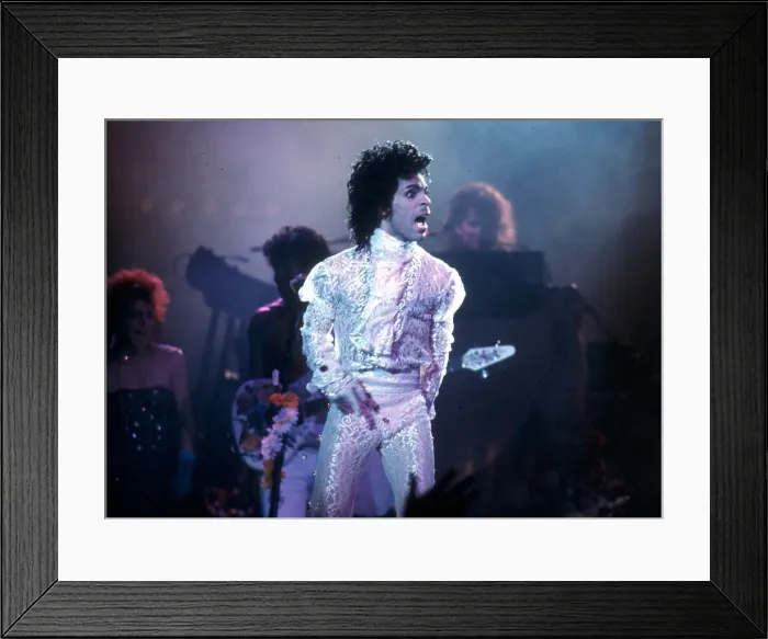 Framed Print : Prince Live At The Forum Framed Print : Prince Live At The Forum