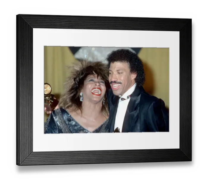 Framed Print : Tina & Lionel Win Grammys Framed Print : Tina & Lionel Win Grammys