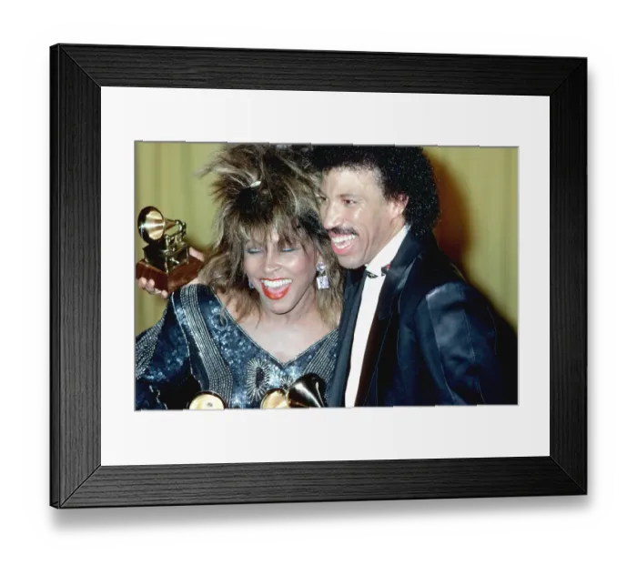 Framed Print : Tina & Lionel Win Grammys Framed Print : Tina & Lionel Win Grammys
