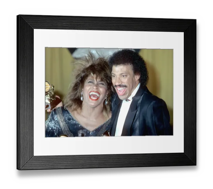 Framed Print : Tina & Lionel Win Grammys Framed Print : Tina & Lionel Win Grammys