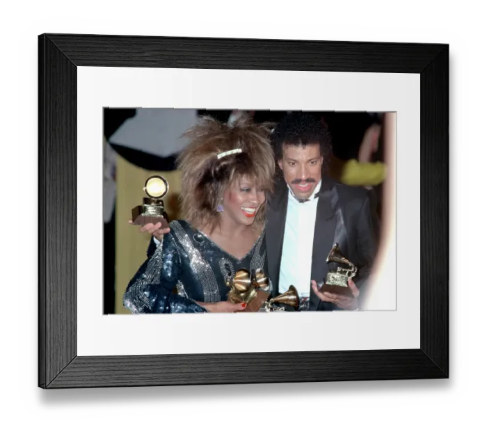 Framed Print : Tina & Lionel Win Grammys Framed Print : Tina & Lionel Win Grammys