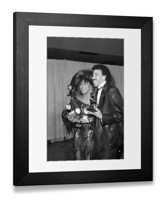 Framed Print : Tina & Lionel Win Grammys Framed Print : Tina & Lionel Win Grammys