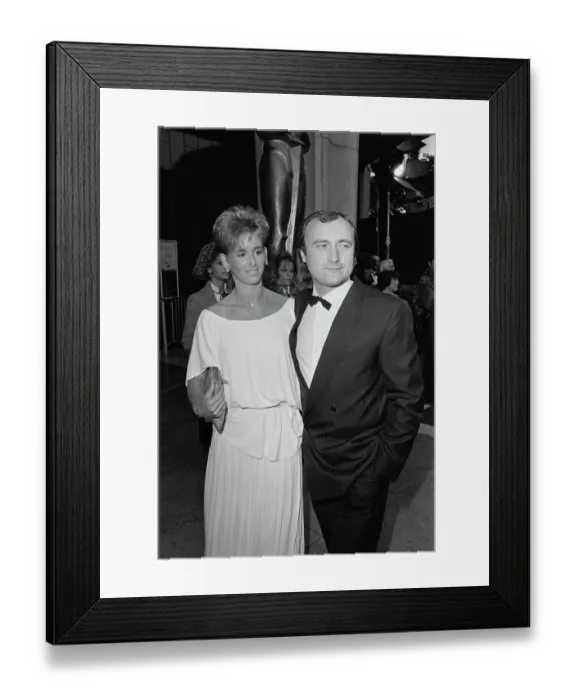 Framed Print : Phil Collins At The Academy Awards
