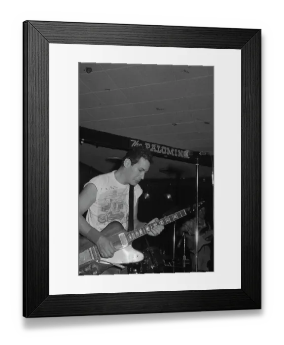 Framed Print : Kal David. American blues guitarist and singer Kal David performs at the Framed Print : Kal David. American blues guitarist and singer Kal David performs at the