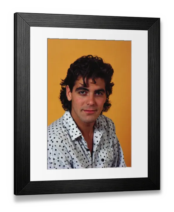 Framed Print : George Clooney Portrait Session In LA Framed Print : George Clooney Portrait Session In LA