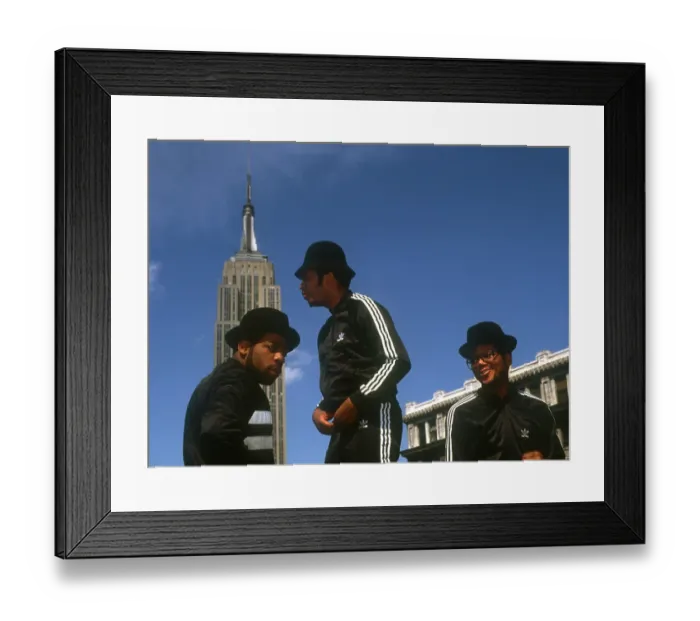 Framed Print : Run DMC Portrait Session In NY Framed Print : Run DMC Portrait Session In NY