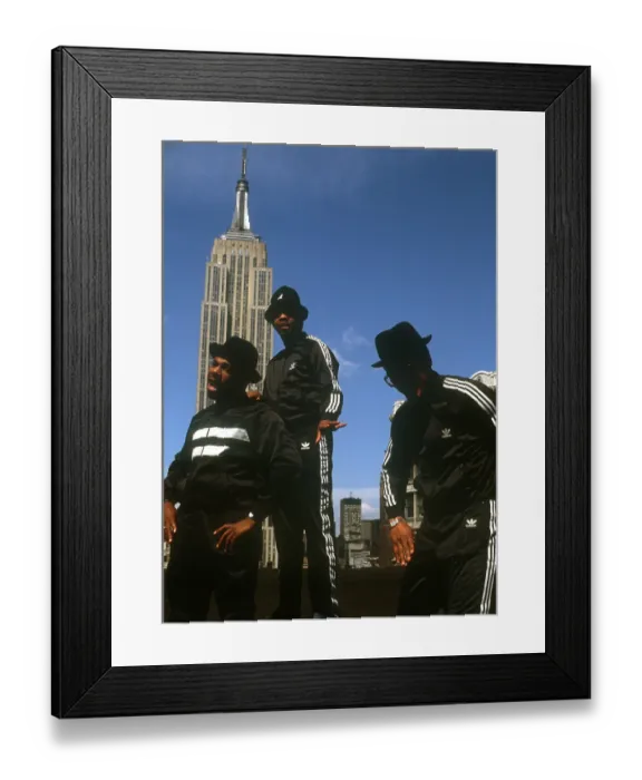 Framed Print : Run DMC Portrait Session In NY Framed Print : Run DMC Portrait Session In NY