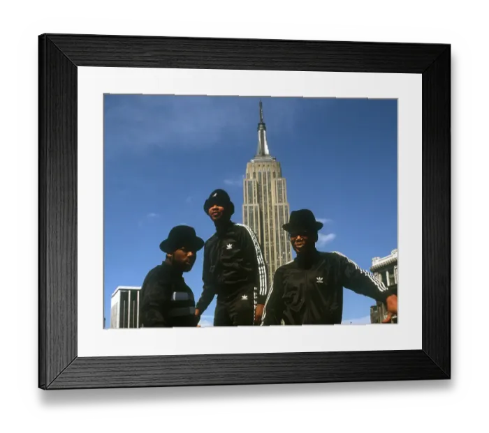 Framed Print : Run DMC Portrait Session In NY Framed Print : Run DMC Portrait Session In NY