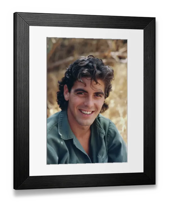 Framed Print : George Clooney Portrait Session Framed Print : George Clooney Portrait Session