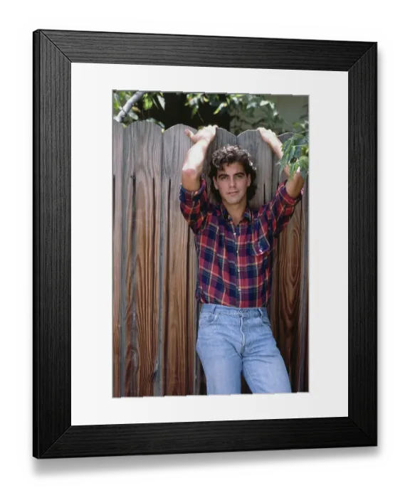 Framed Print : George Clooney Portrait Session Framed Print : George Clooney Portrait Session