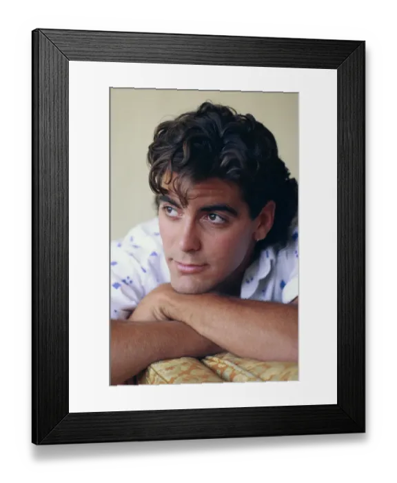 Framed Print : George Clooney Portrait Session Framed Print : George Clooney Portrait Session