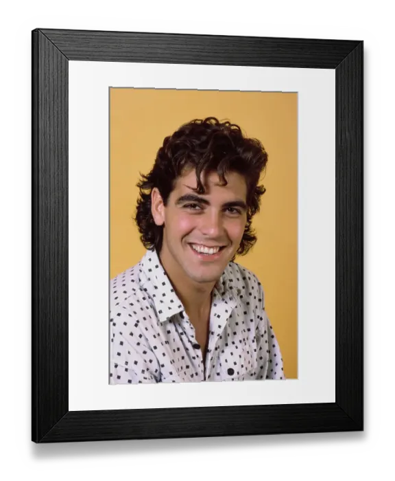 Framed Print : George Clooney Portrait Session Framed Print : George Clooney Portrait Session