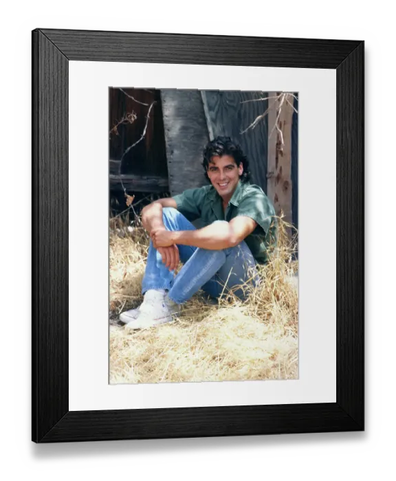 Framed Print : George Clooney Portrait Session Framed Print : George Clooney Portrait Session