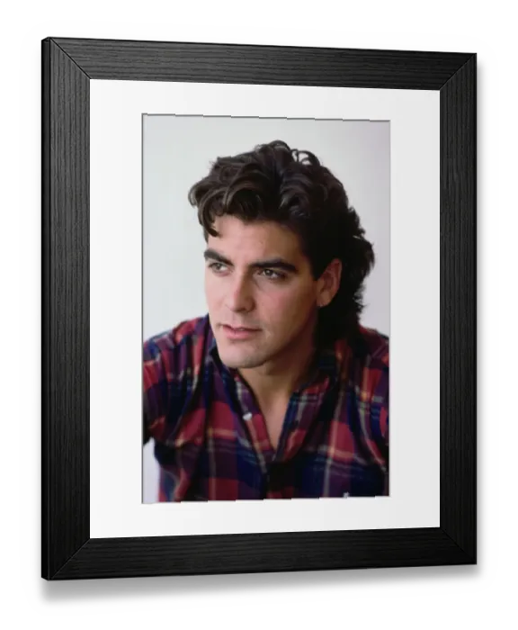 Framed Print : George Clooney Portrait Session Framed Print : George Clooney Portrait Session