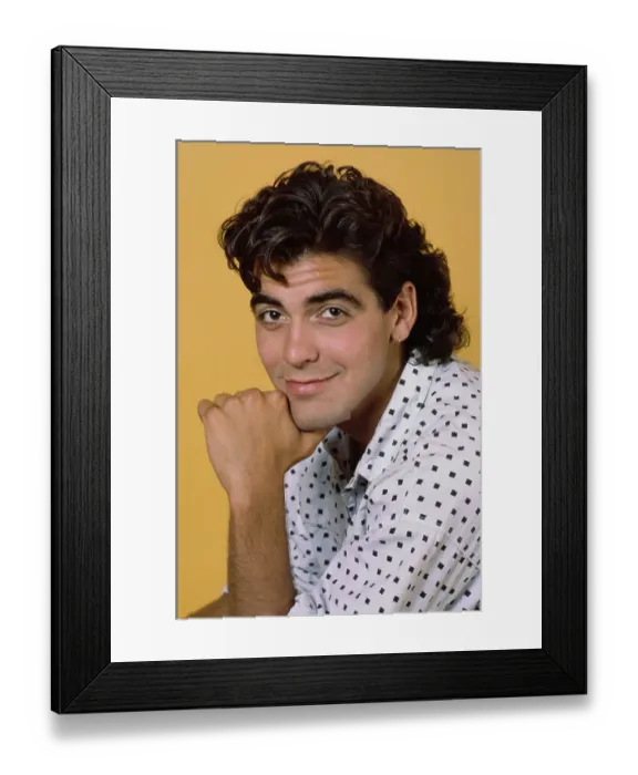 Framed Print : George Clooney Portrait Session Framed Print : George Clooney Portrait Session