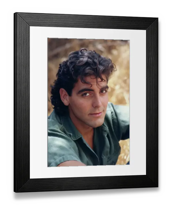 Framed Print : George Clooney Portrait Session Framed Print : George Clooney Portrait Session