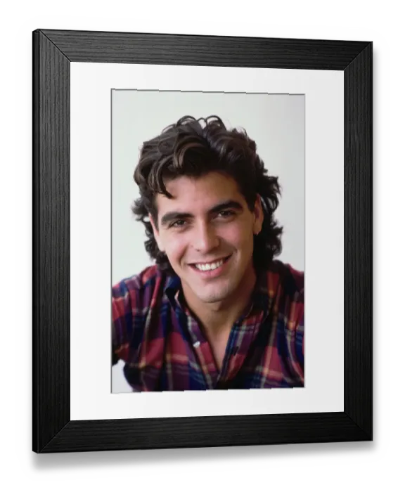 Framed Print : George Clooney Portrait Session Framed Print : George Clooney Portrait Session