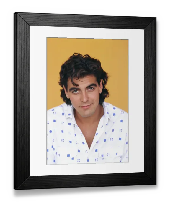 Framed Print : George Clooney Portrait Session Framed Print : George Clooney Portrait Session