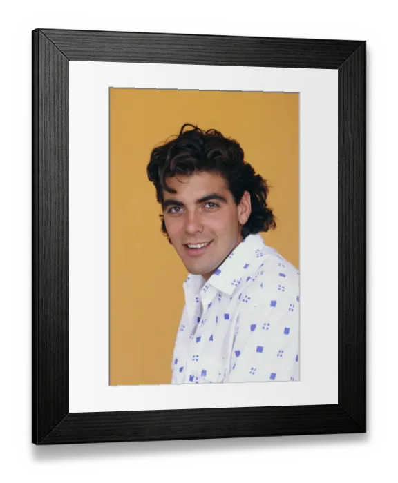 Framed Print : George Clooney Portrait Session Framed Print : George Clooney Portrait Session