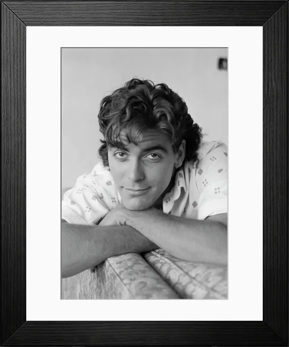 Framed Print : George Clooney, American Actor Framed Print : George Clooney, American Actor