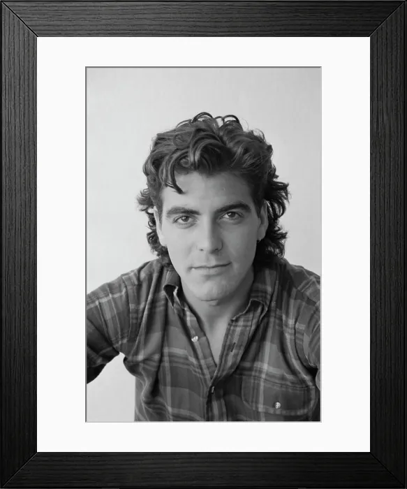 Framed Print : George Clooney, American Actor Framed Print : George Clooney, American Actor