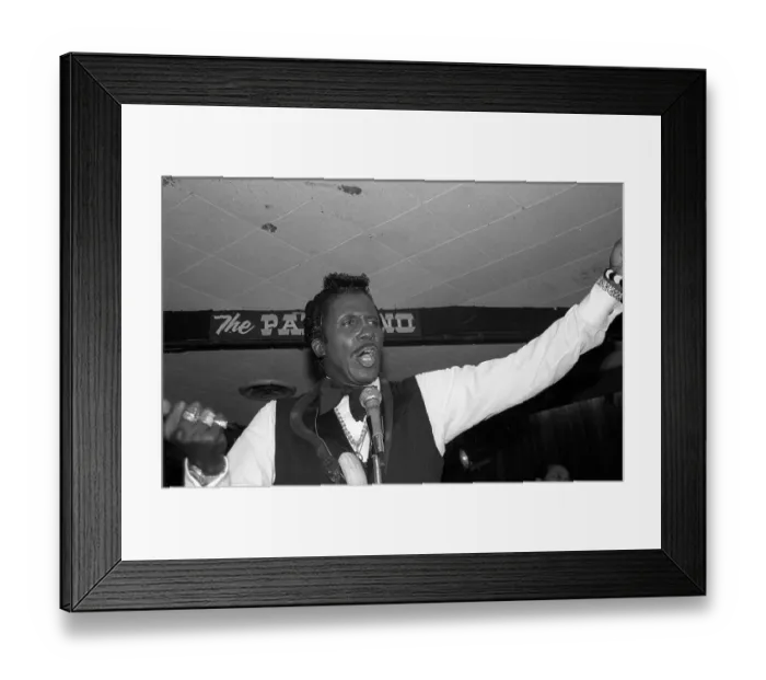 Framed Print : Photo of Screamin Jay Hakwins Framed Print : Photo of Screamin Jay Hakwins