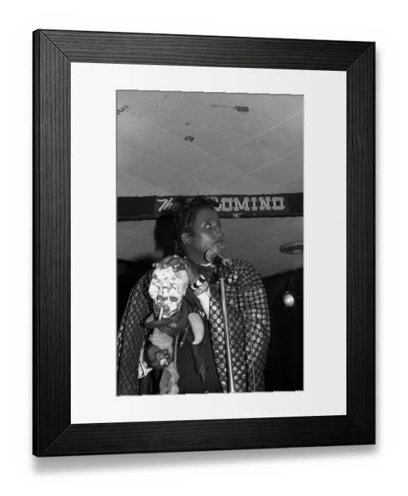 Framed Print : Photo of Screamin Jay Hakwins Framed Print : Photo of Screamin Jay Hakwins