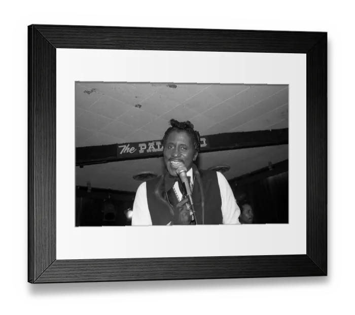 Framed Print : Photo of Screamin Jay Hakwins Framed Print : Photo of Screamin Jay Hakwins