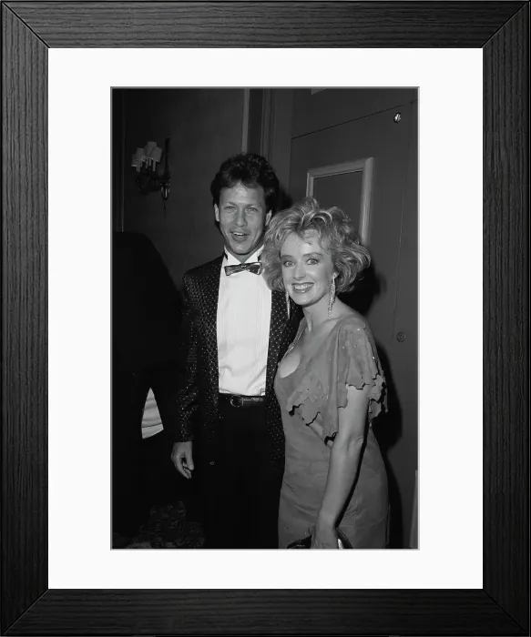 Framed Print : Rick Dees And Julie McWhirter Framed Print : Rick Dees And Julie McWhirter