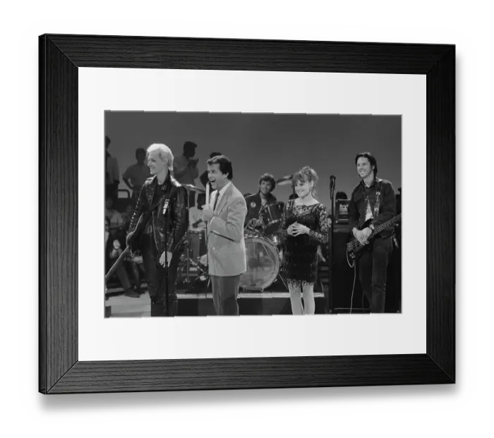 Framed Print : X on American Bandstand
