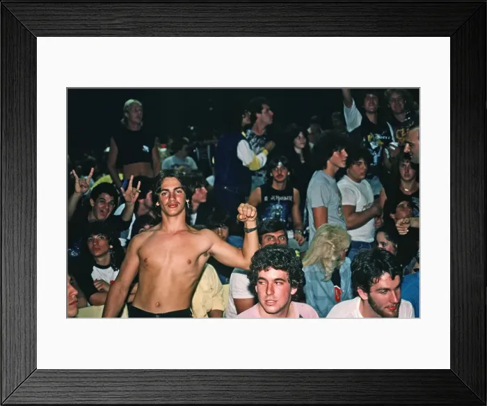 Framed Print : AC / DC Fans At The Forum Framed Print : AC / DC Fans At The Forum