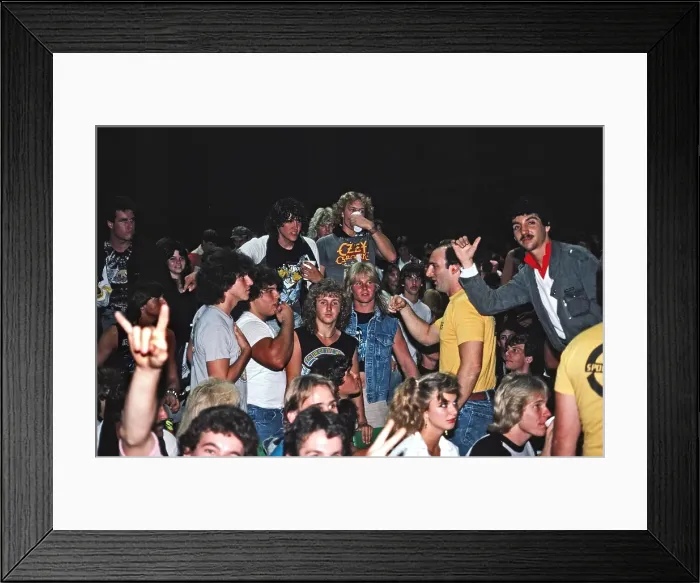Framed Print : AC / DC Fans At The Forum Framed Print : AC / DC Fans At The Forum