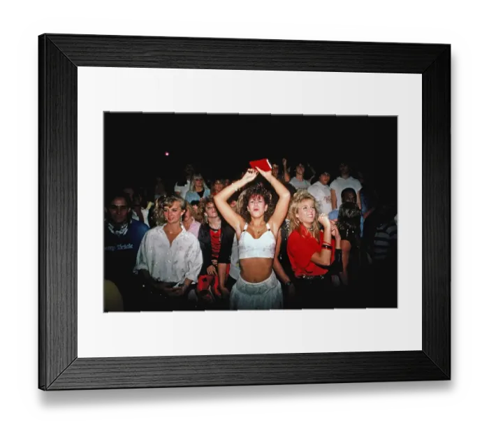 Framed Print : AC / DC Fans At The Forum Framed Print : AC / DC Fans At The Forum