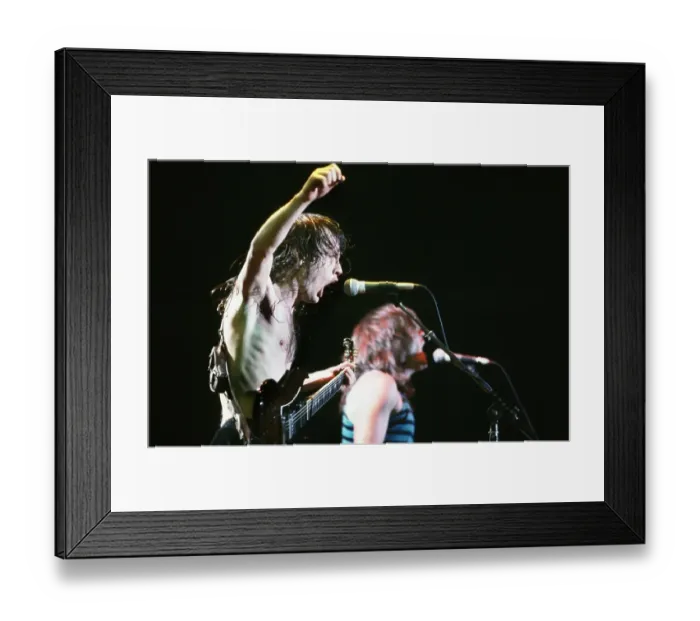 Framed Print : AC / DC At The Forum Framed Print : AC / DC At The Forum