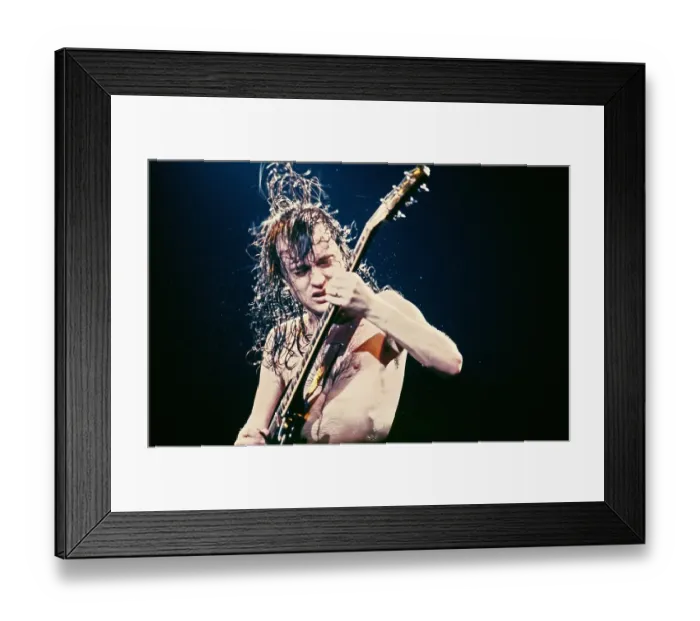 Framed Print : Angus Young Of AC / DC