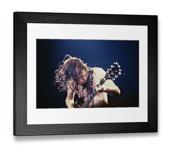 Framed Print : Angus Young Of AC / DC