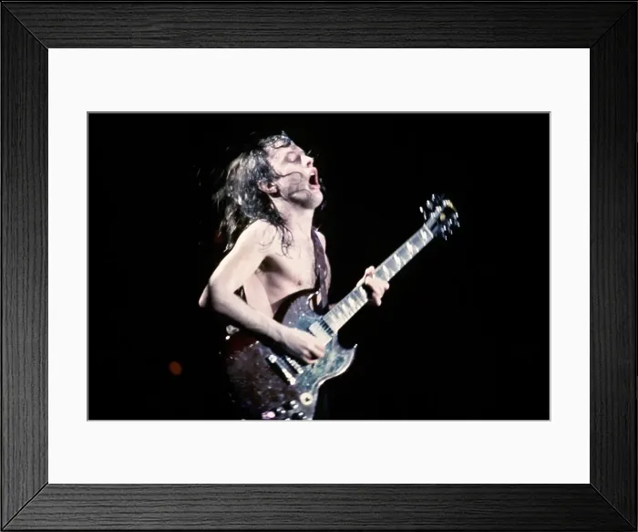 Framed Print : Angus Young Of AC / DC Framed Print : Angus Young Of AC / DC