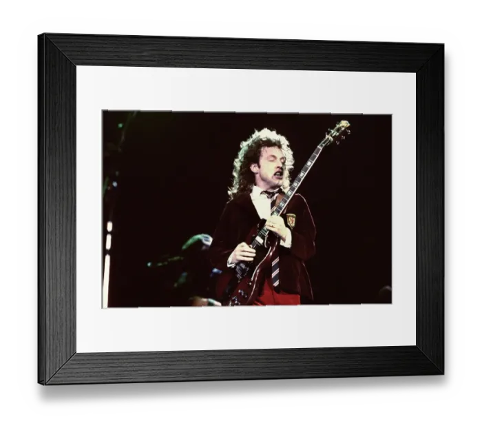 Framed Print : Angus Young Of AC / DC