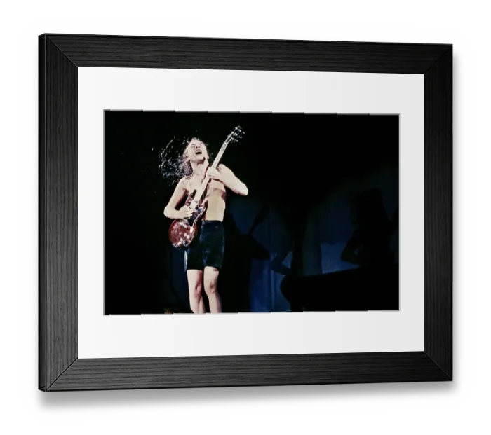 Framed Print : Angus Young Of AC / DC