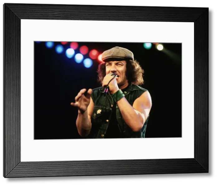 Framed Print : Brian Johnson Of AC / DC Framed Print : Brian Johnson Of AC / DC