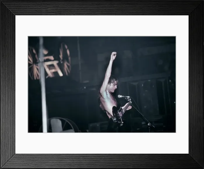 Framed Print : Angus Young Of AC / DC Framed Print : Angus Young Of AC / DC