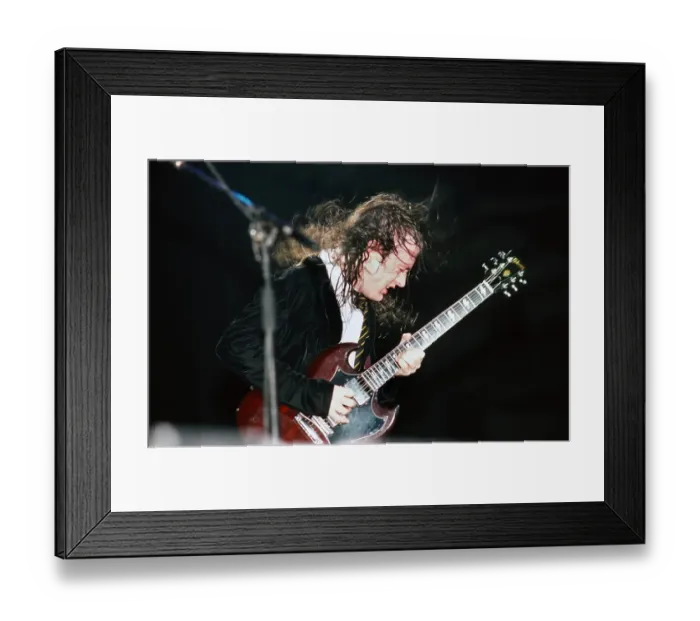 Framed Print : Angus Young Of AC / DC Framed Print : Angus Young Of AC / DC