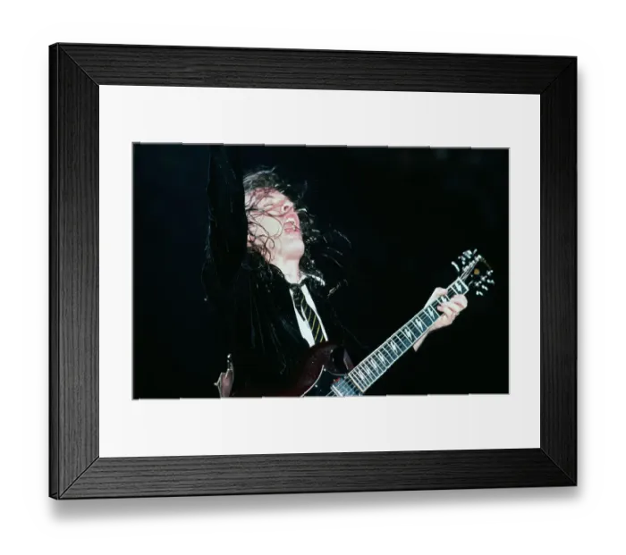 Framed Print : Angus Young Of AC / DC Framed Print : Angus Young Of AC / DC