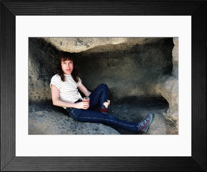 Framed Print : Angus Young Of AC / DC Framed Print : Angus Young Of AC / DC
