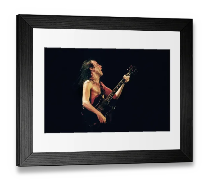 Framed Print : Angus Young Of AC / DC