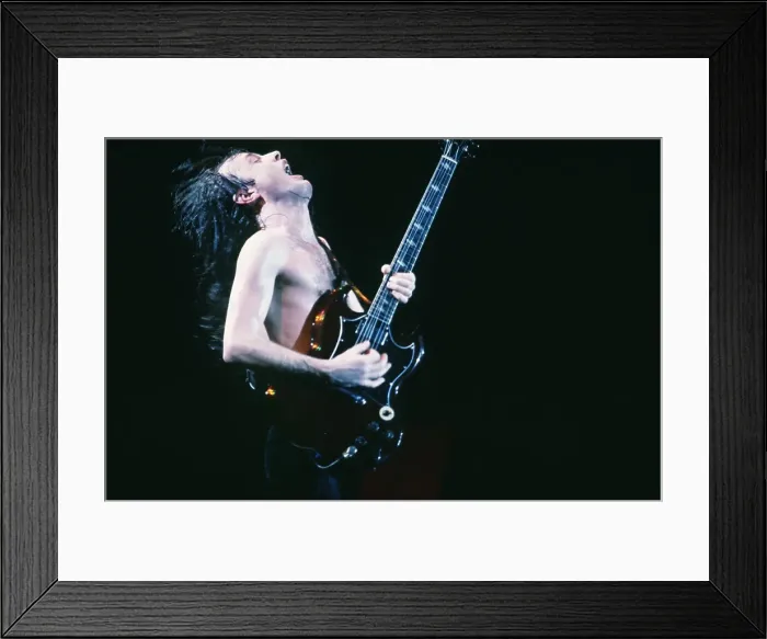 Framed Print : Angus Young Of AC / DC