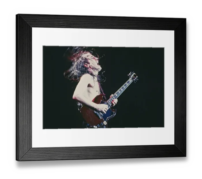 Framed Print : Angus Young Of AC / DC