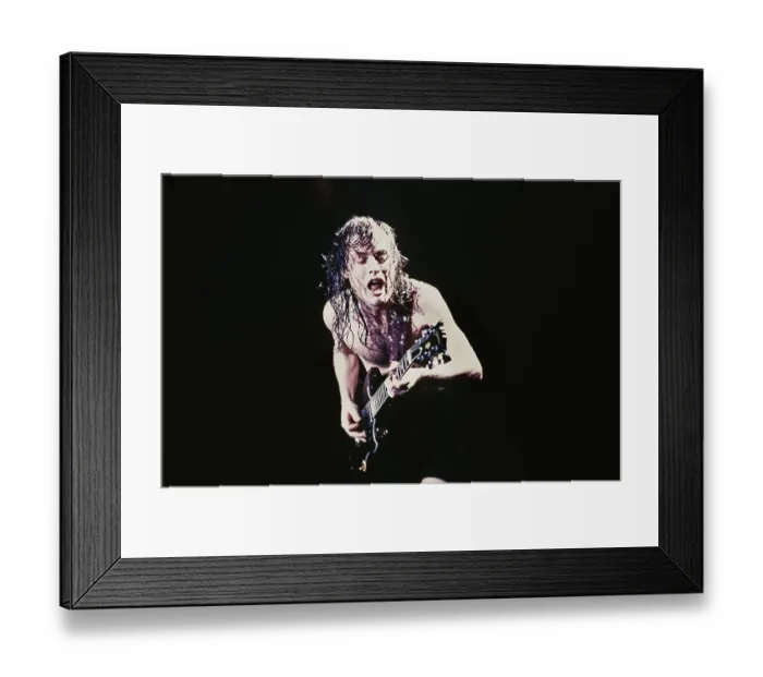 Framed Print : Angus Young Of AC / DC