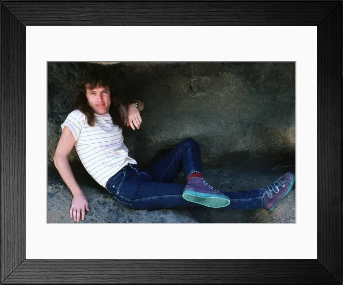 Framed Print : Angus Young Of AC / DC Framed Print : Angus Young Of AC / DC