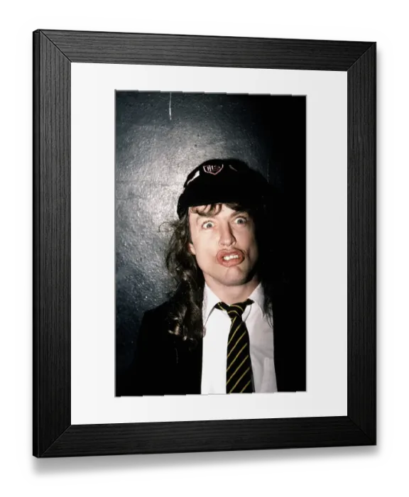 Framed Print : Angus Young Of AC / DC Framed Print : Angus Young Of AC / DC